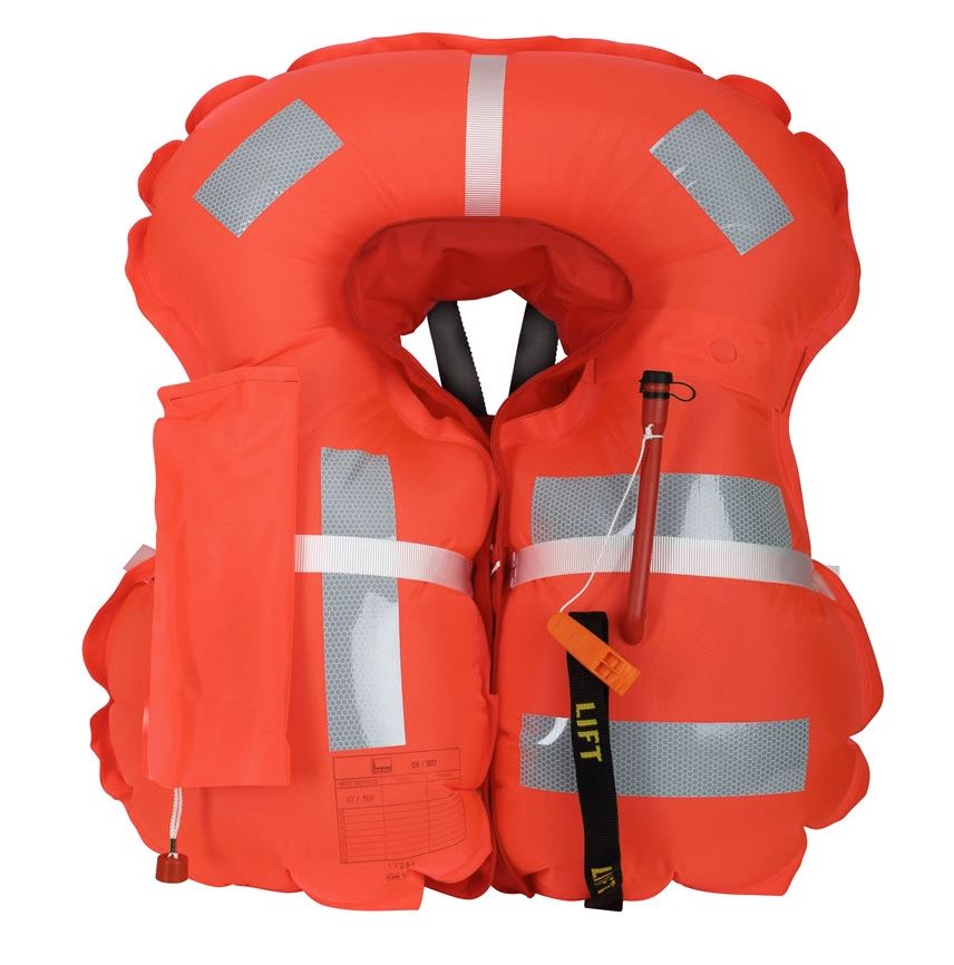 Secumar Arkona 275N rot /weiß  (mit Harness)