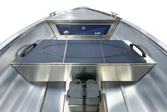 Batteriehalter Bodenplazierung Sportsman 400 inkl. Batteriekasten