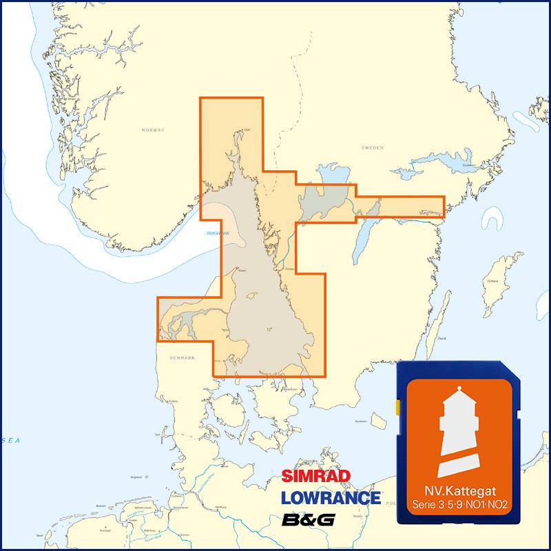 Nautischer Verlag NV Kattegat - Karten & Hafenpläne der Serie 3, 5.1 + 5.2