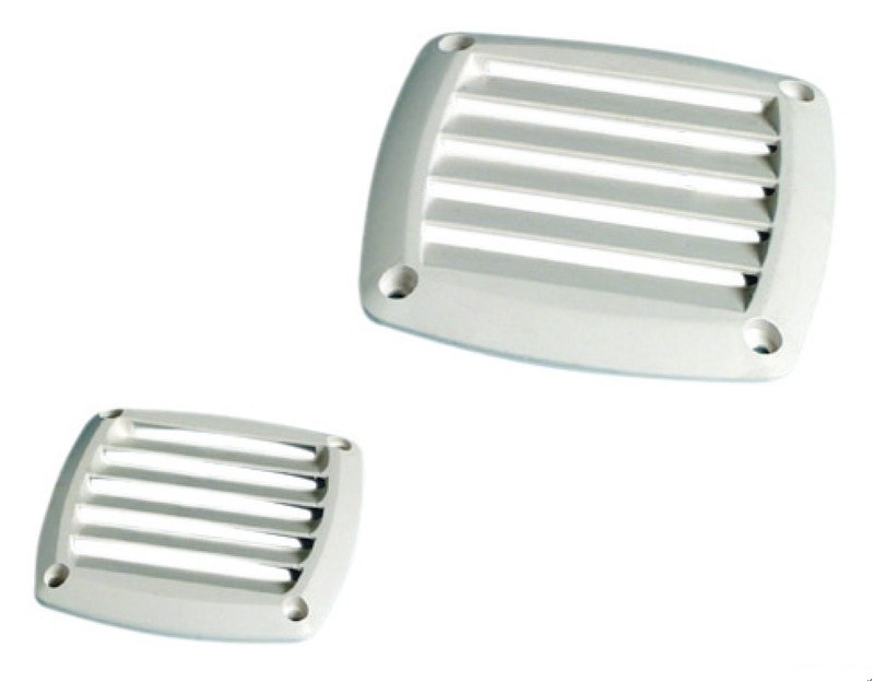 Osculati ABS Lüftungsgitter weiß, 85 x 85 mm Osculati ABS Lüftungsgitter weiß, 85 x 85 mm