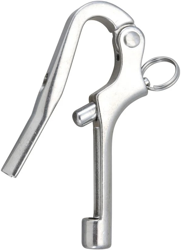 Lindemann Pelikanhaken, Edelstahl mit M8 Innengewinde Lindemann Pelikanhaken, Edelstahl mit M8 Innengewinde