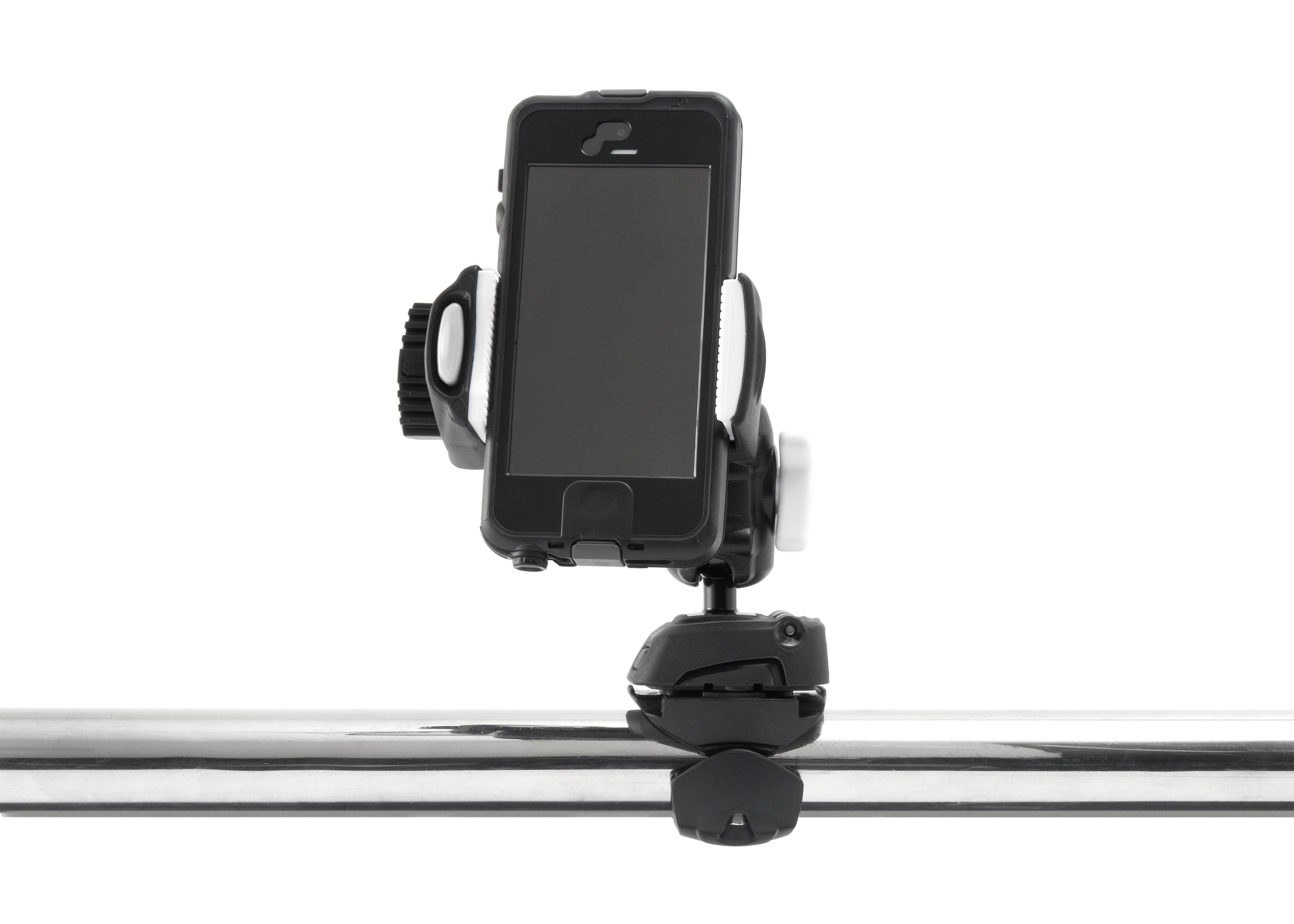 Scanstrut Handyhalterung ROKK Mini mit Relingshalter (19 - 34 mm)