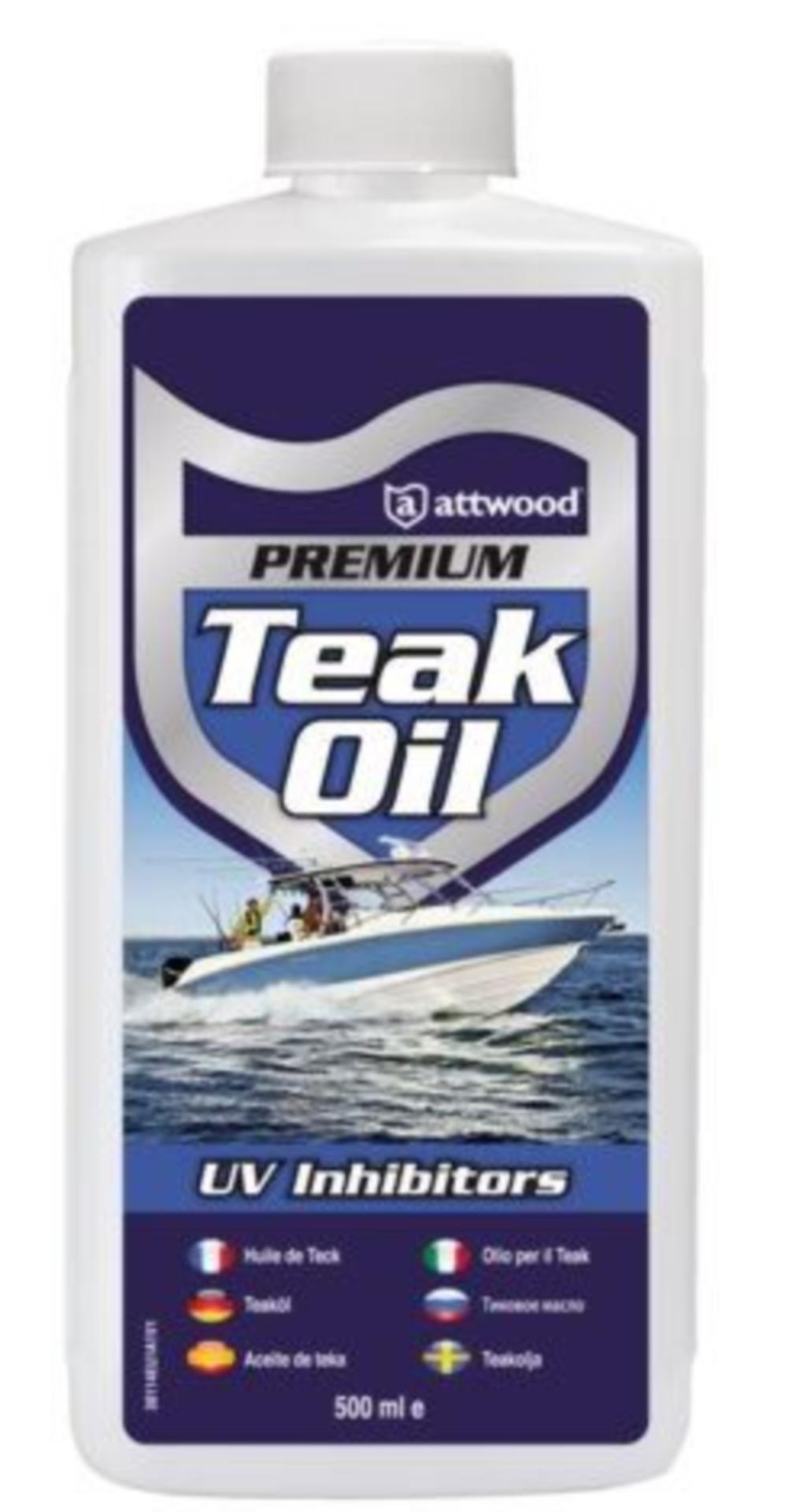 Attwood Premium Golden Teak Oil, 500 ml