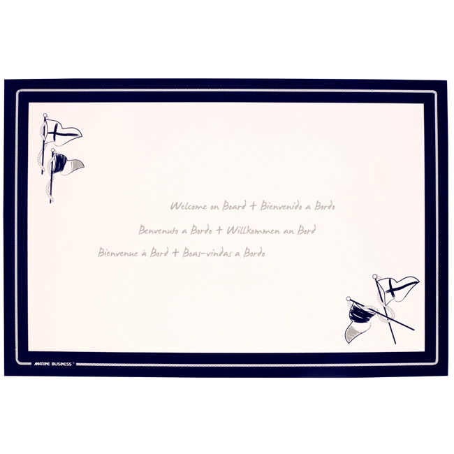 Marine Business Platzsets Welcome On Board 45 x 30 cm, 6-teilig