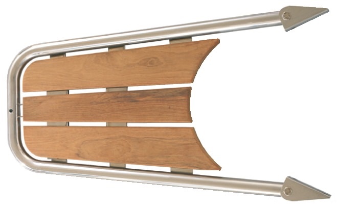 Osculati Bugspriet mit Leiter 2 Stufen (650 x 390 x 330 mm)