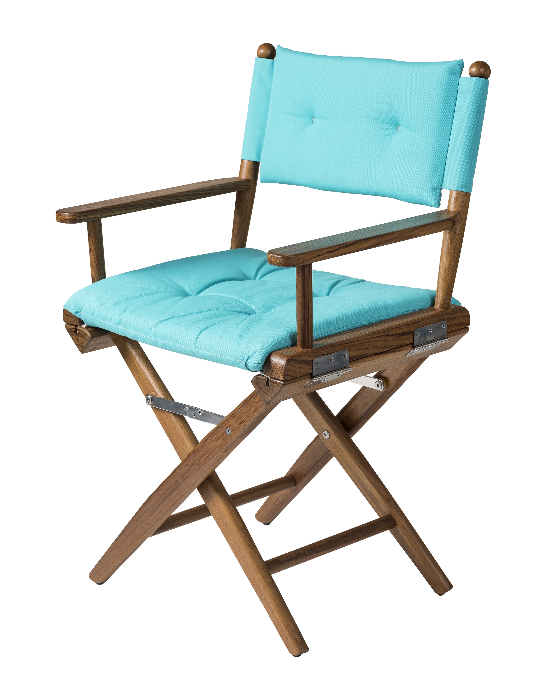 ARC Marine Regiestuhl I Deluxe smaragd Auflage geölt Edelstahlbeschläge