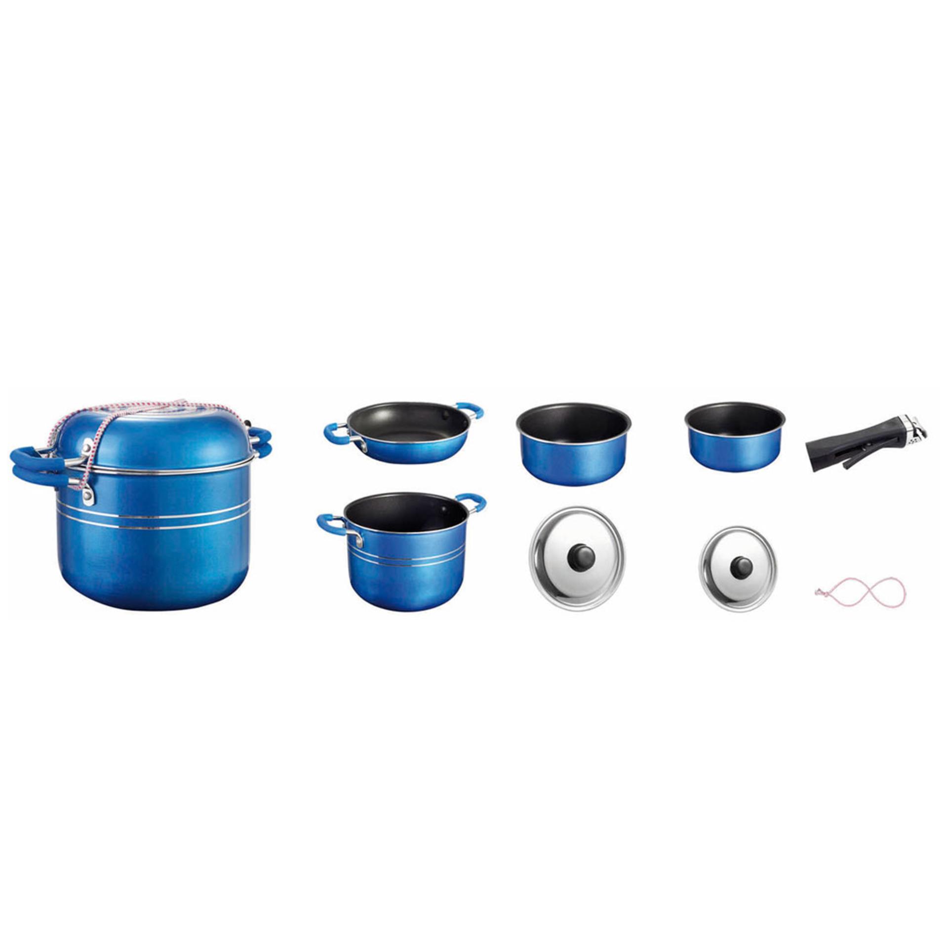 Navyline Alu Kochtopfset 7-teilig