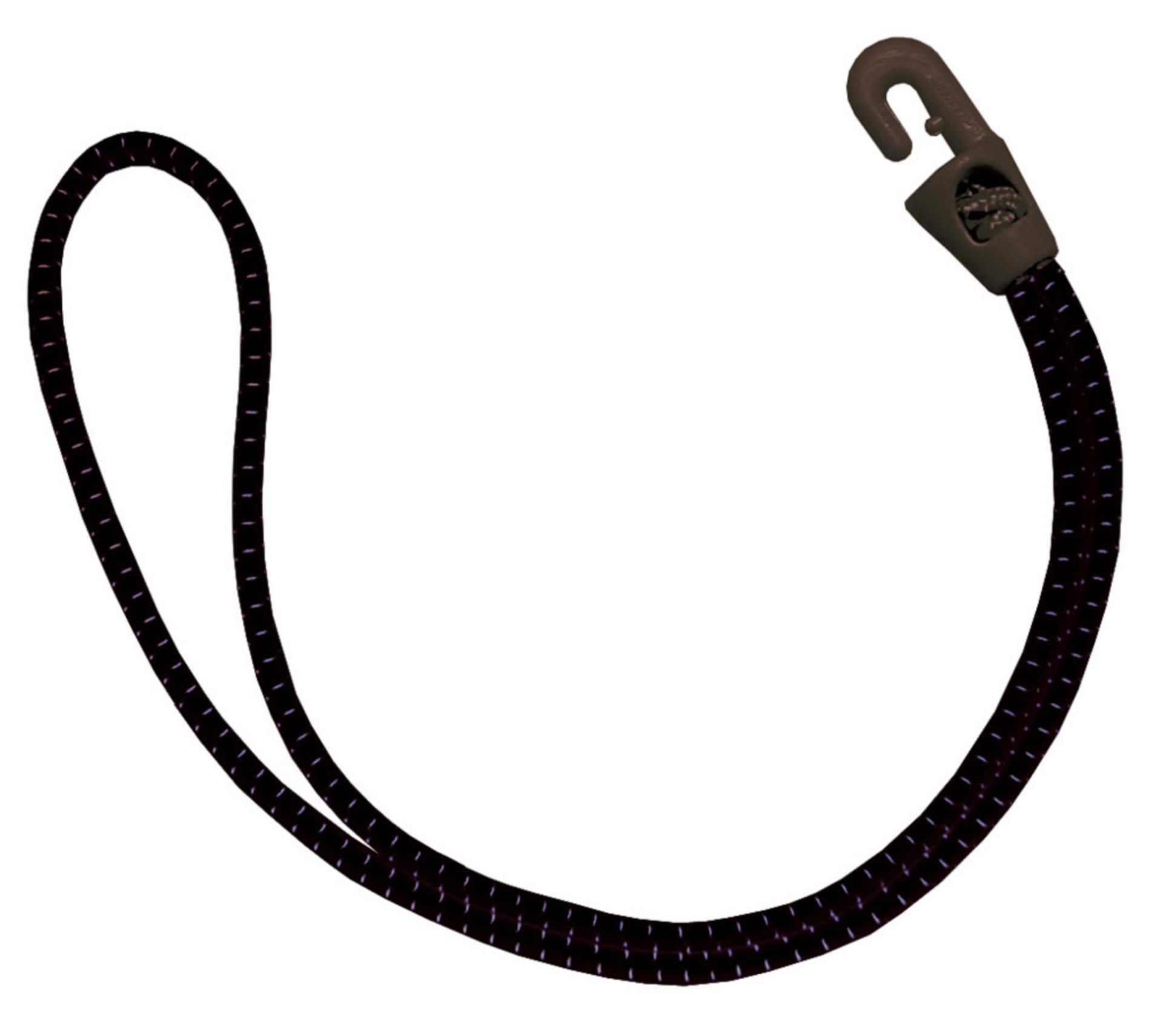 Lindemann Zeising mit Haken 4 mmØ x 25 cm, Schwarz Lindemann Zeising mit Haken 4 mmØ x 25 cm, Schwarz