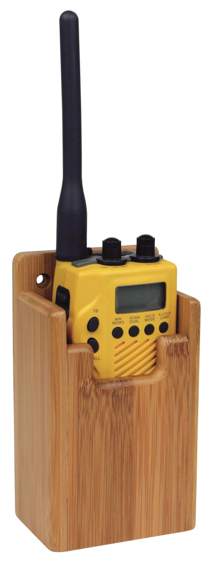 Bambus GPS- / Funkgeräthalter (4 x 6 x 14 cm)
