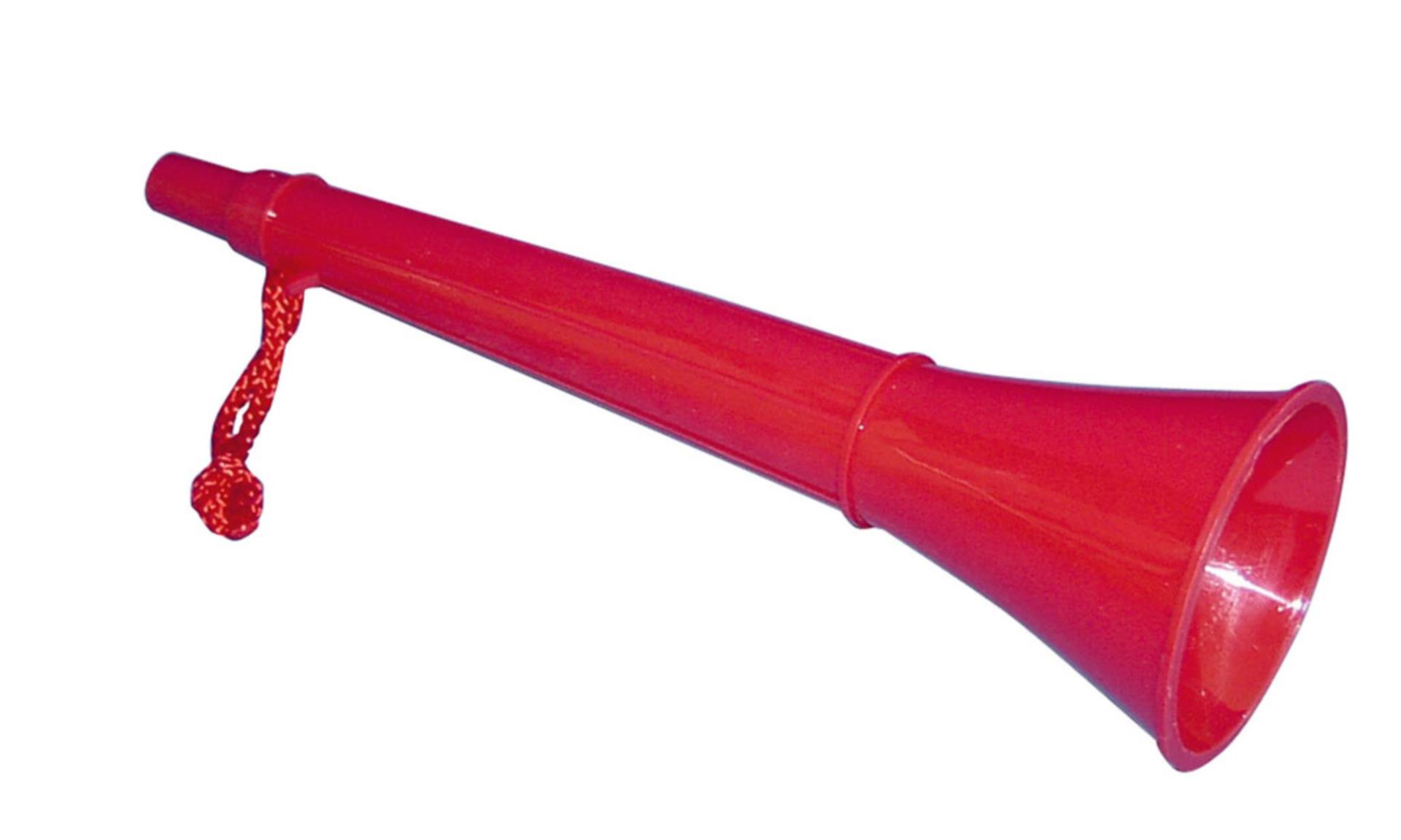 Mundnebelhorn Kunststoff rot, 300 mm