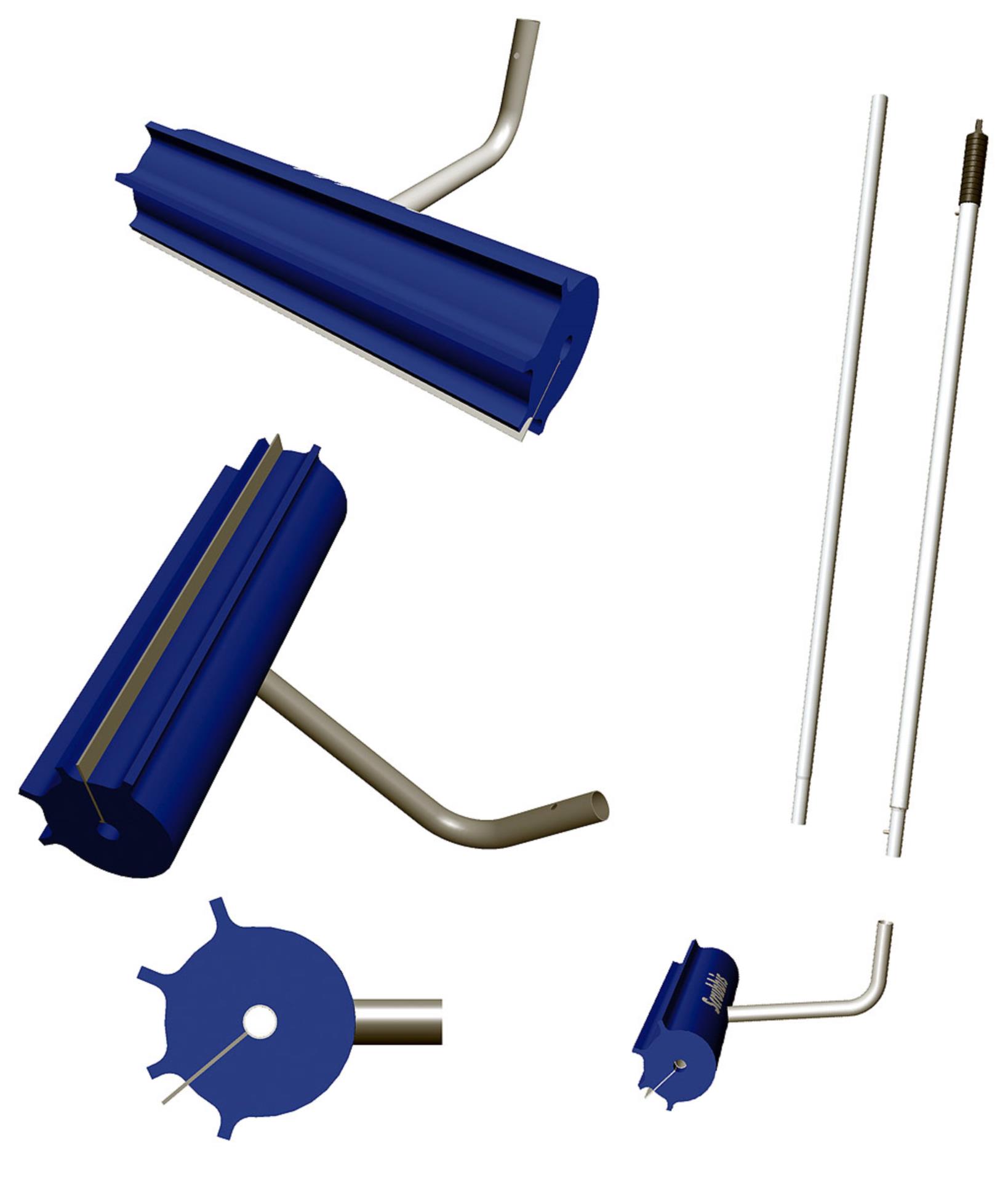 Scrubbis Scubbis Set mit gewinkelten Stiel mit Standardreinigungskopf 