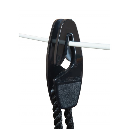 Lindemann Fast Fender schwarz für Relingsdraht 6 - 10 mmØ (Paar)