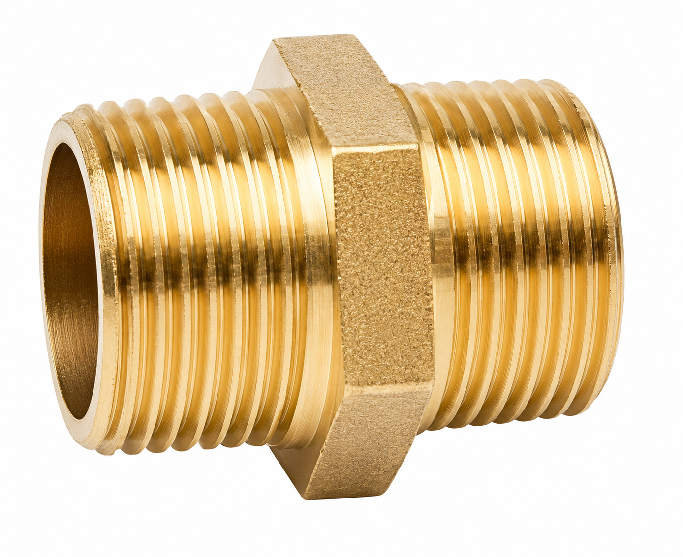 Osculati Doppelnippel Messing Außen 3/8 "