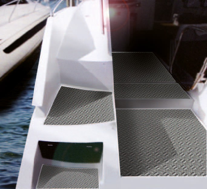 Gisa Tex Gisatex Antislide Decksbelag Safety Walk, grau