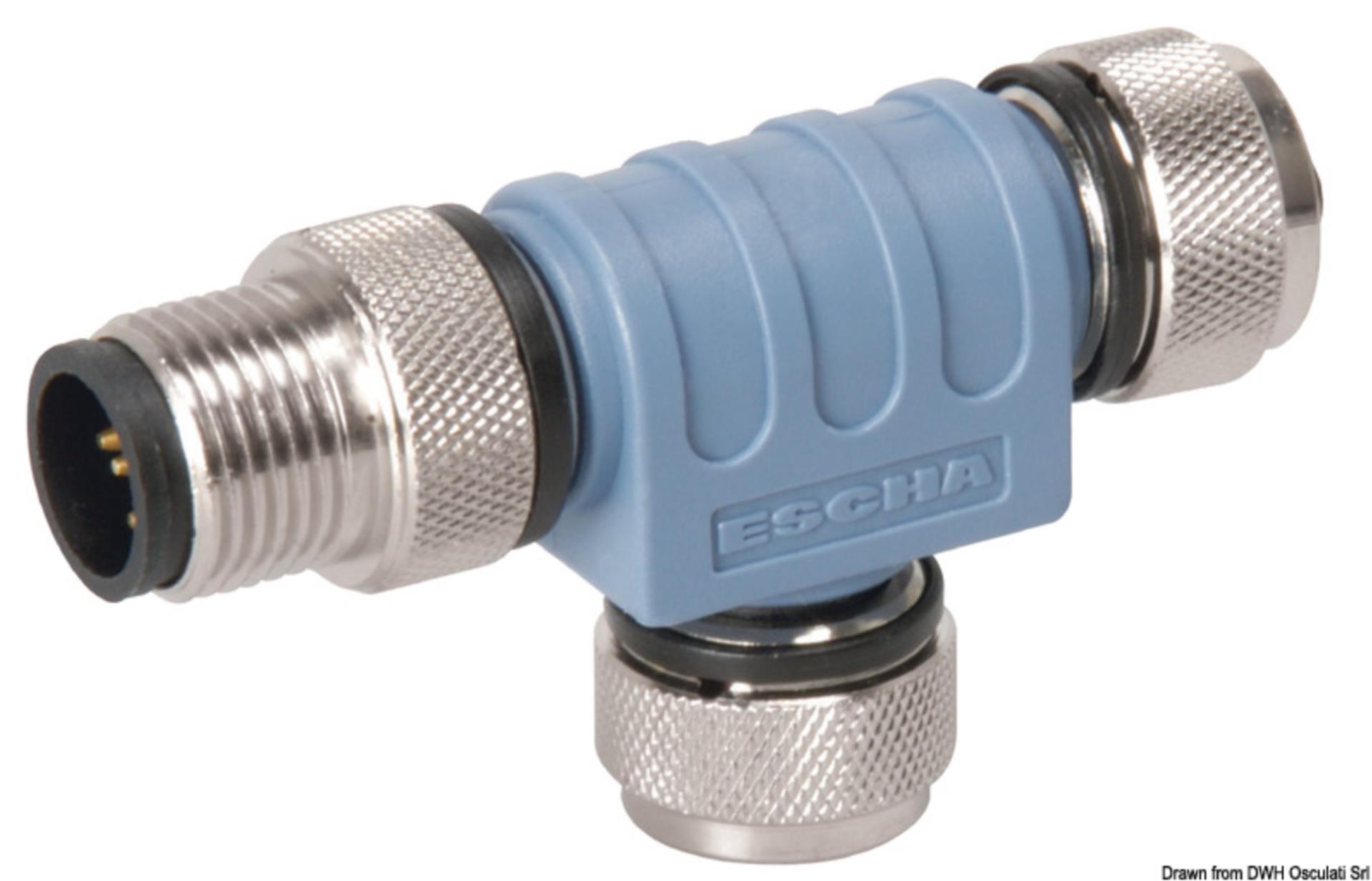 Osculati TEE (2 Buchsen / 1 Stecker)  für NMEA2000