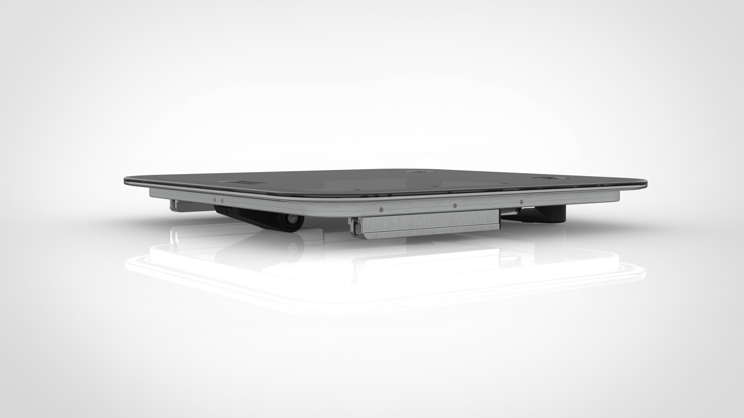 Lewmar Ultra Low Profile Luke Gr20 GRY, SLV, Flush-Spindel