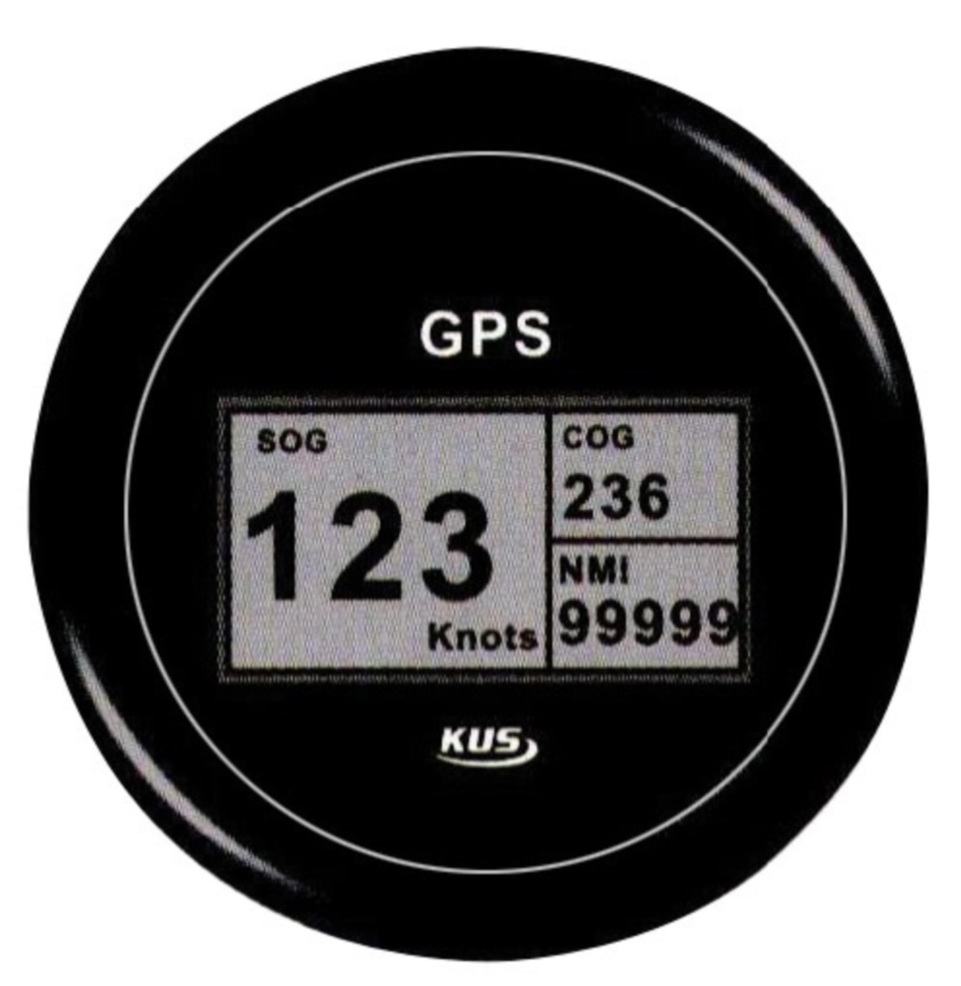 Osculati Guardian GPS Geschwindigkeitsanzeige, Digital schwarz