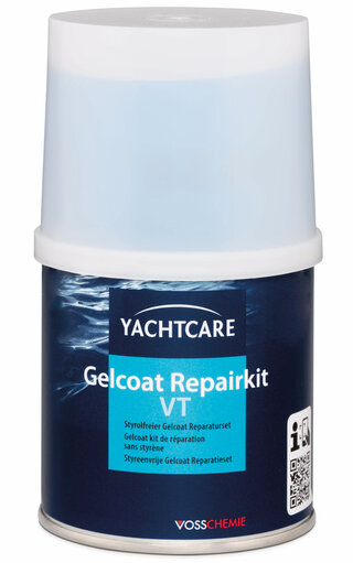 Yachtcare Gelcoat Reparatur VT Set Cremeweiß 9001, 200 gr.