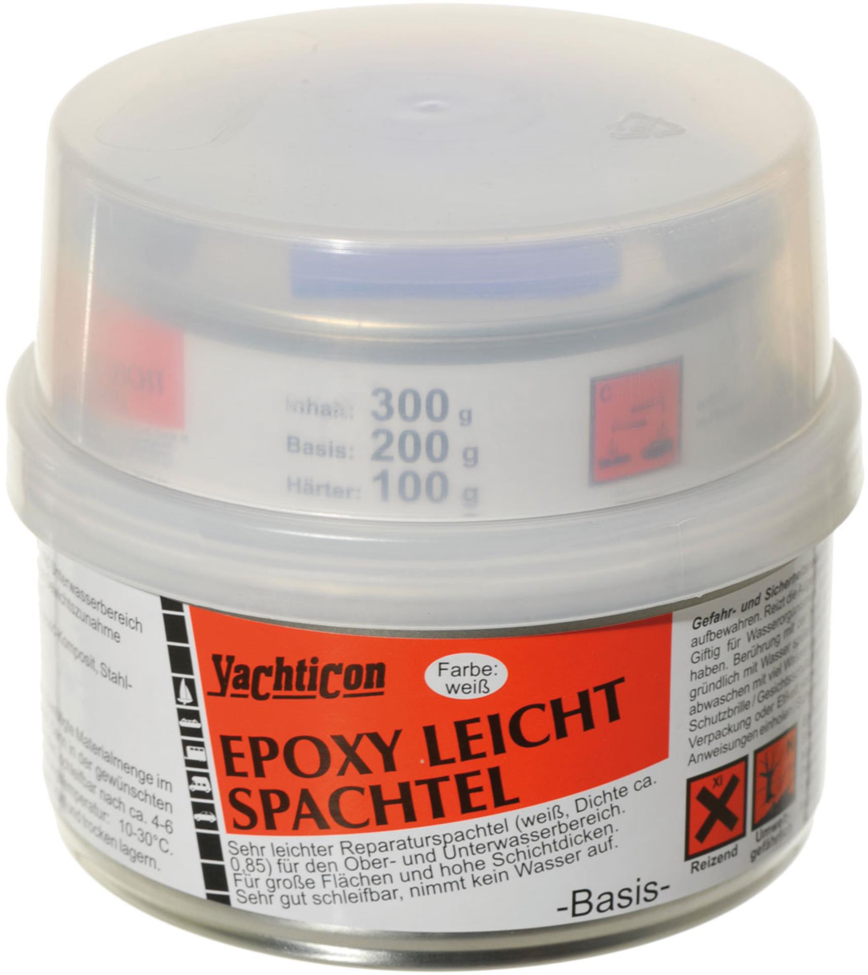 Epoxy Leicht Spachtel hellgrau, 300 gr.