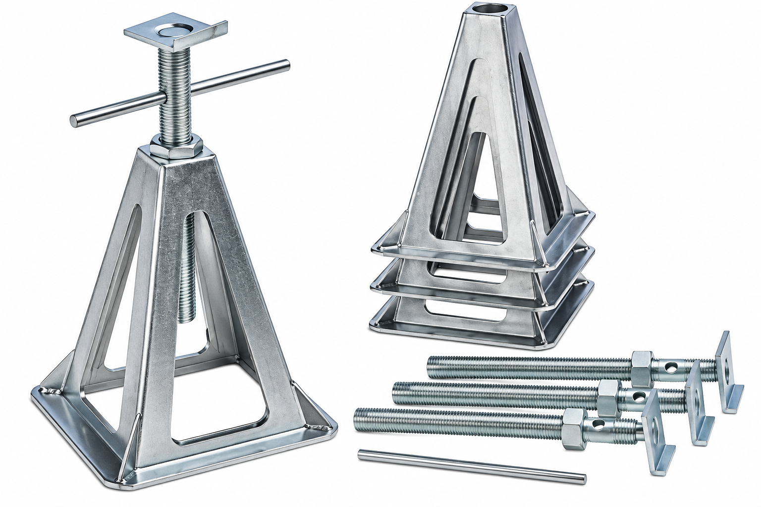 Reimo Alu Stützbock, 4er Set