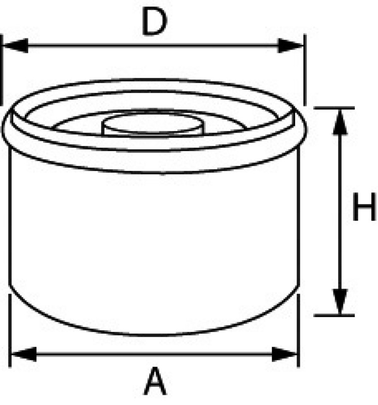 Osculati Ölfilter für Honda 75 - 225 PS