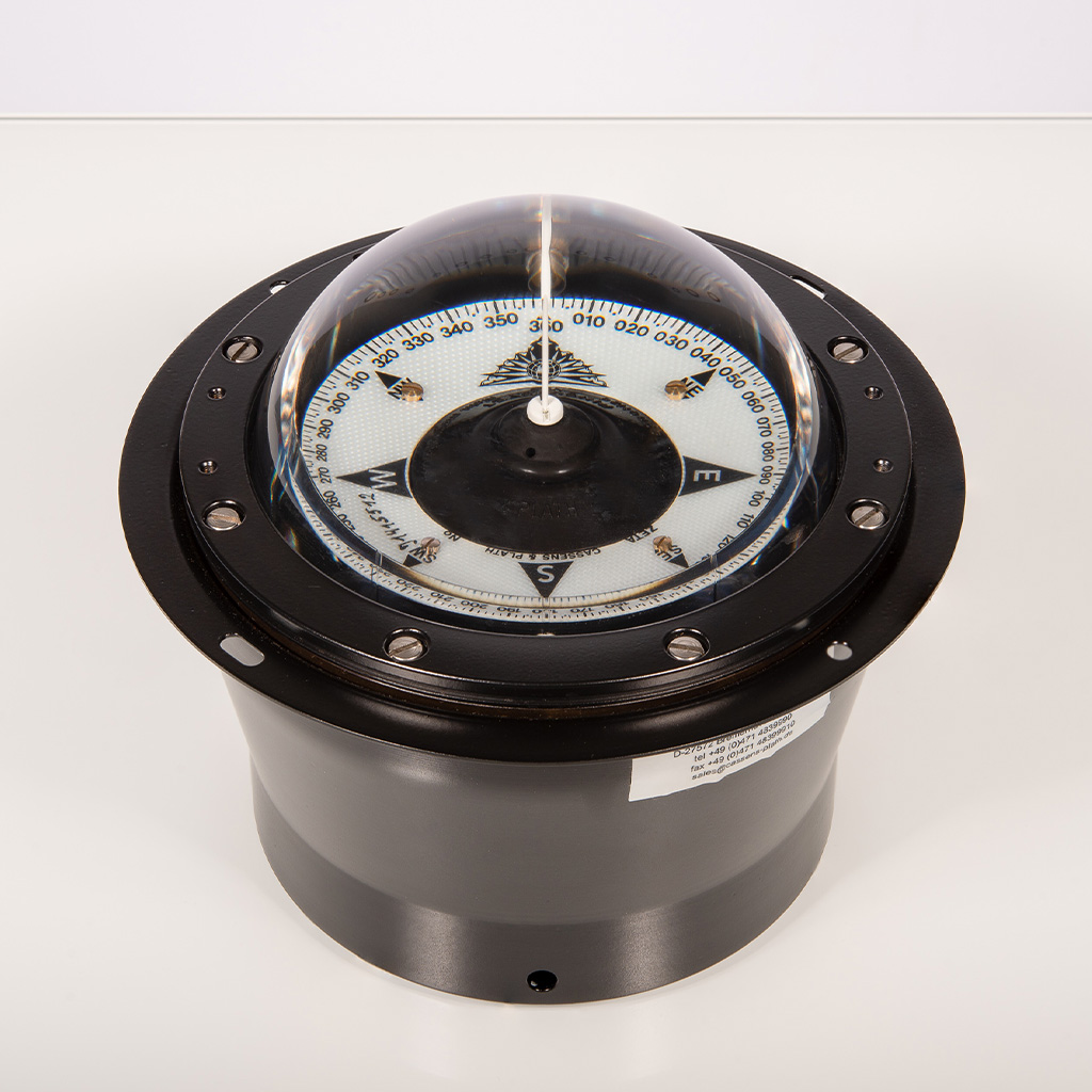 Cassens & Plath Kompass Cassens & Plath ZETA/1 Einbau 12VDC sw/ weiße Rose 2°