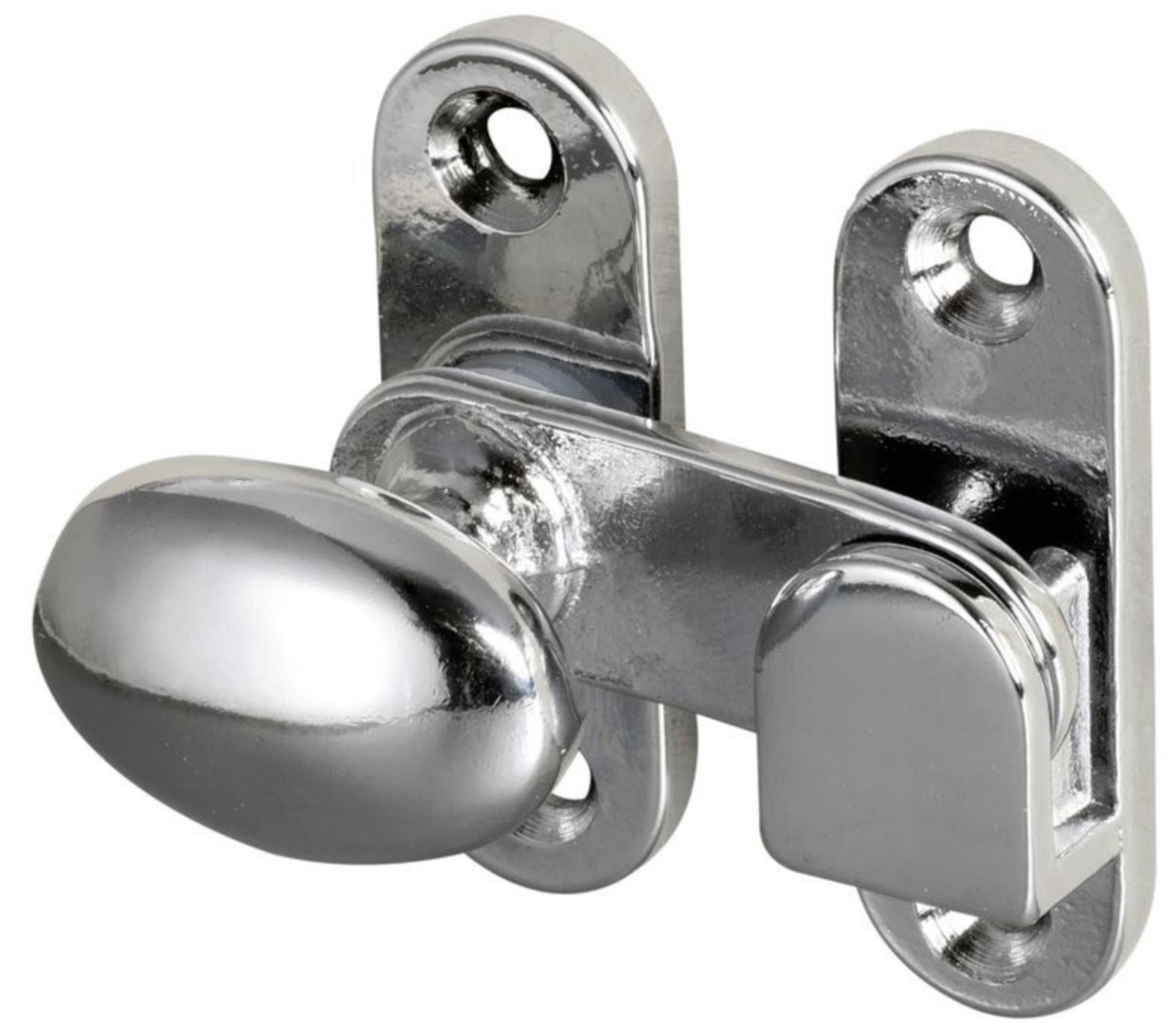 Osculati Plattenvorreiber verchromt Messing, 52 x 33 mm