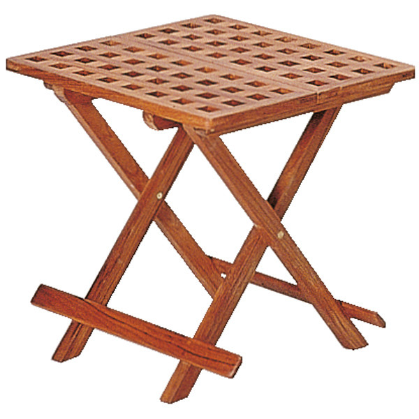 Roca Teaktisch 450 x 450, H 470 mm