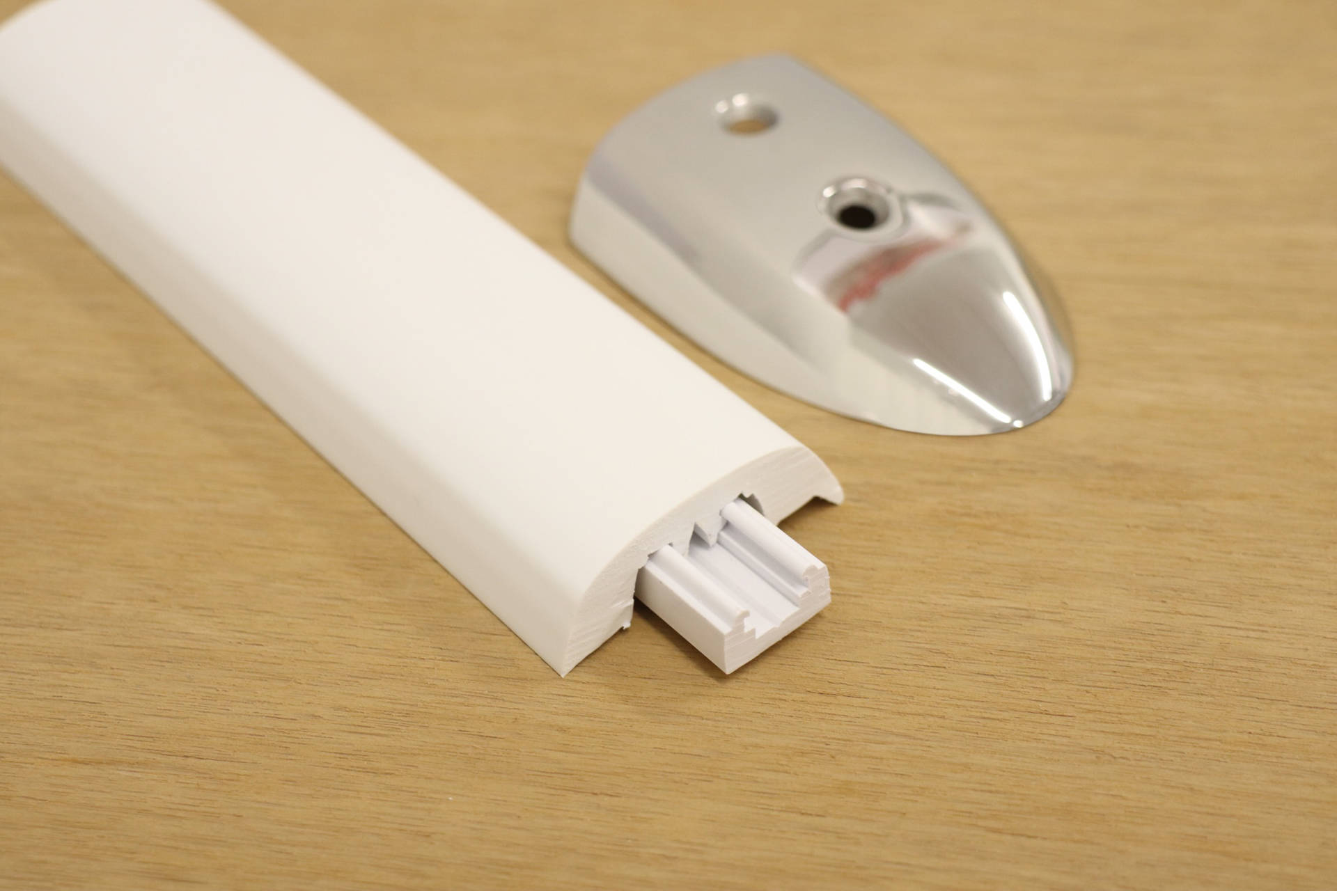 Wilks Scheuerleiste Click 50 mm weiß