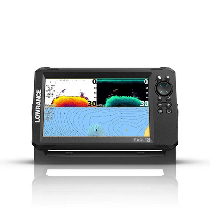 Lowrance Eagle 9 mit 50/200 HDI Schwinger