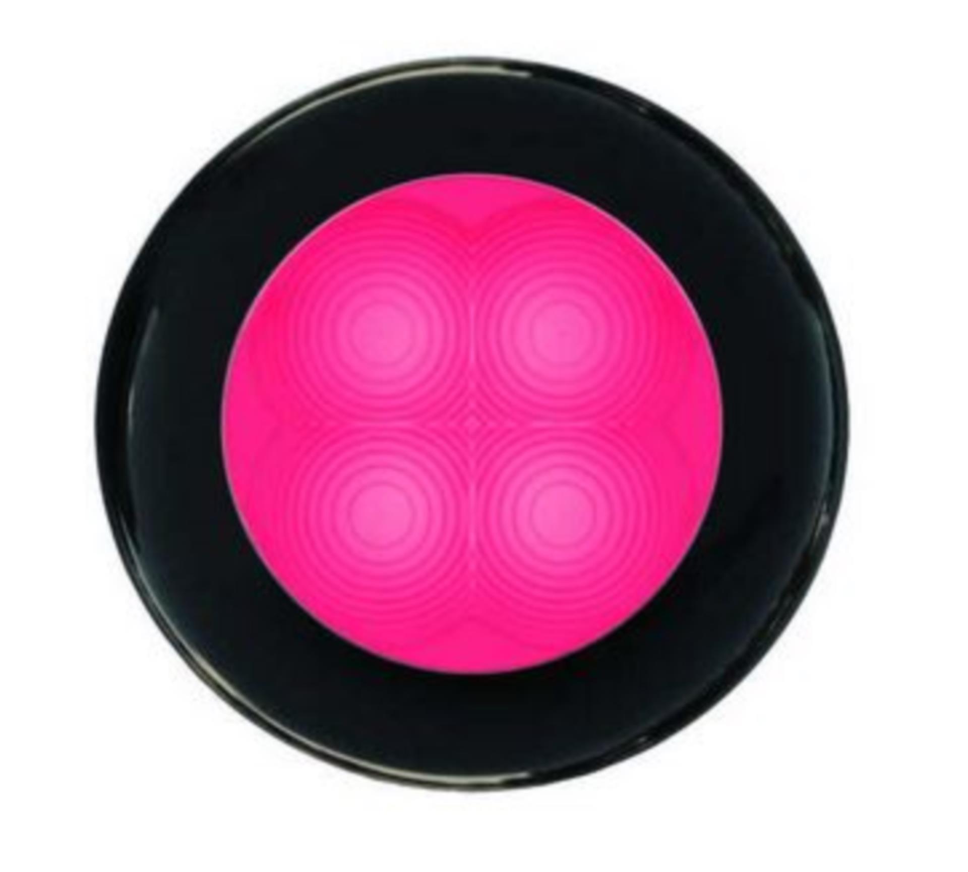 Hella Marine Leuchte, rund, rotes LED,  schwarz