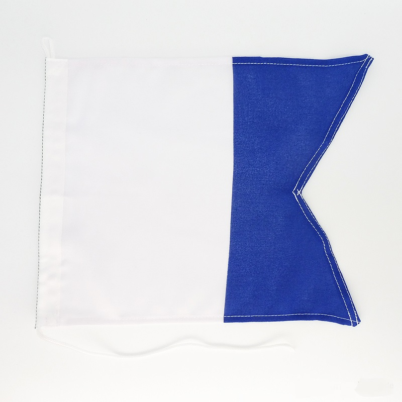 Internationale Signalflagge Tauchen, 30 x 40 cm