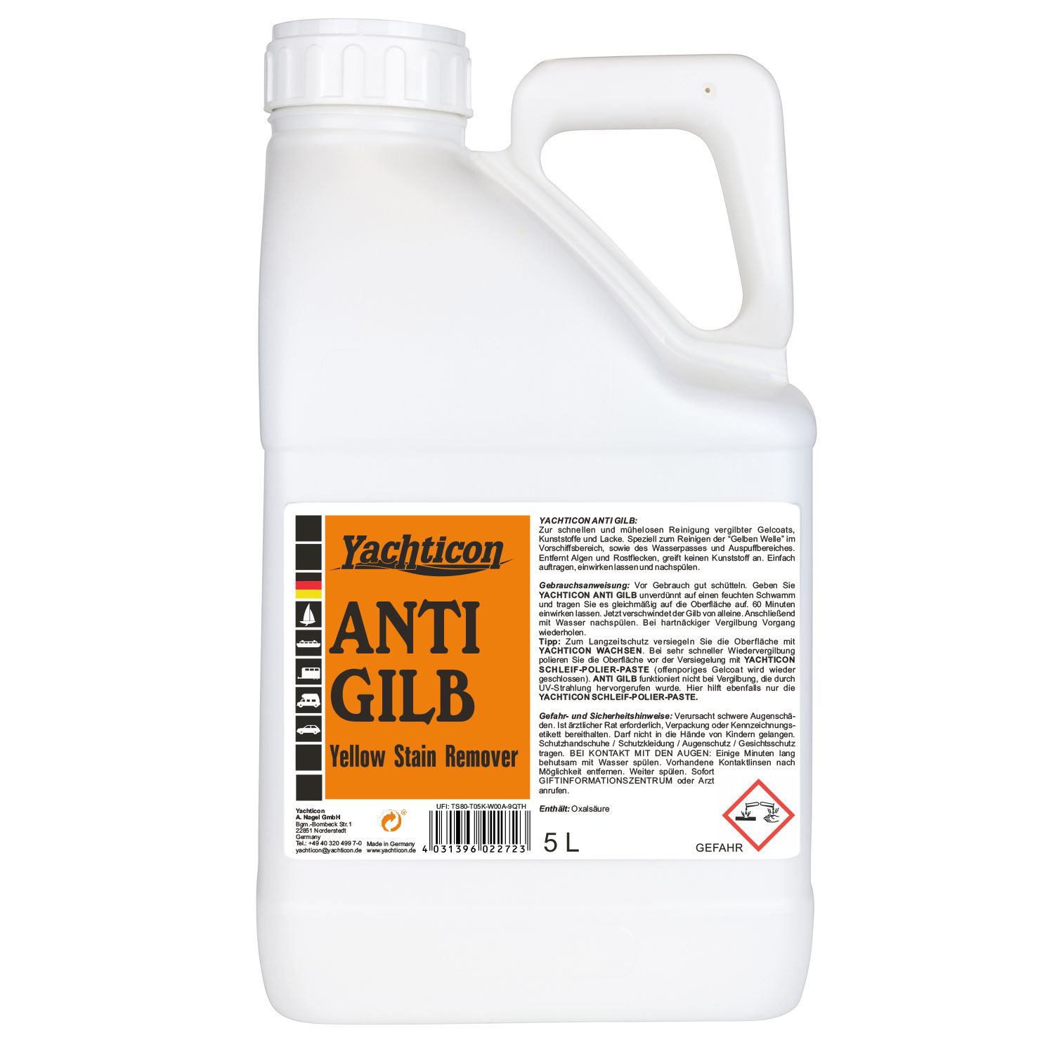 Yachticon Anti Gilb, 5 Liter
