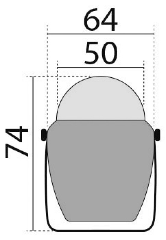 Osculati Finder Kompass 2" mit Bügel, weiß / blau