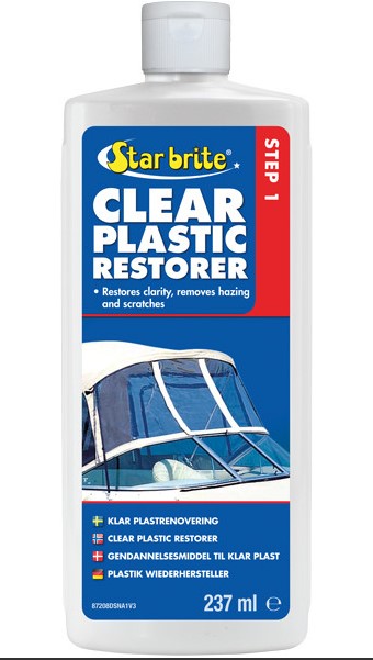 Starbrite Star Brite Clear Polish Kunststofffenster Reiniger 0,237l, Step 1