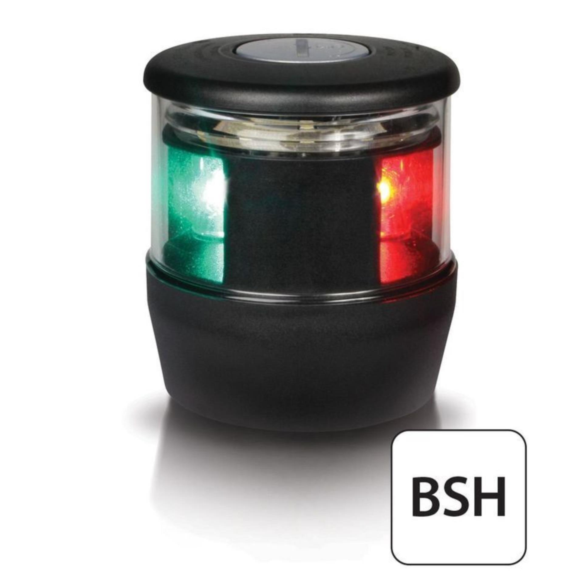 Hella NaviLED Compact Trio Dreifarben Ankerlicht, schwarzes Gehäuse