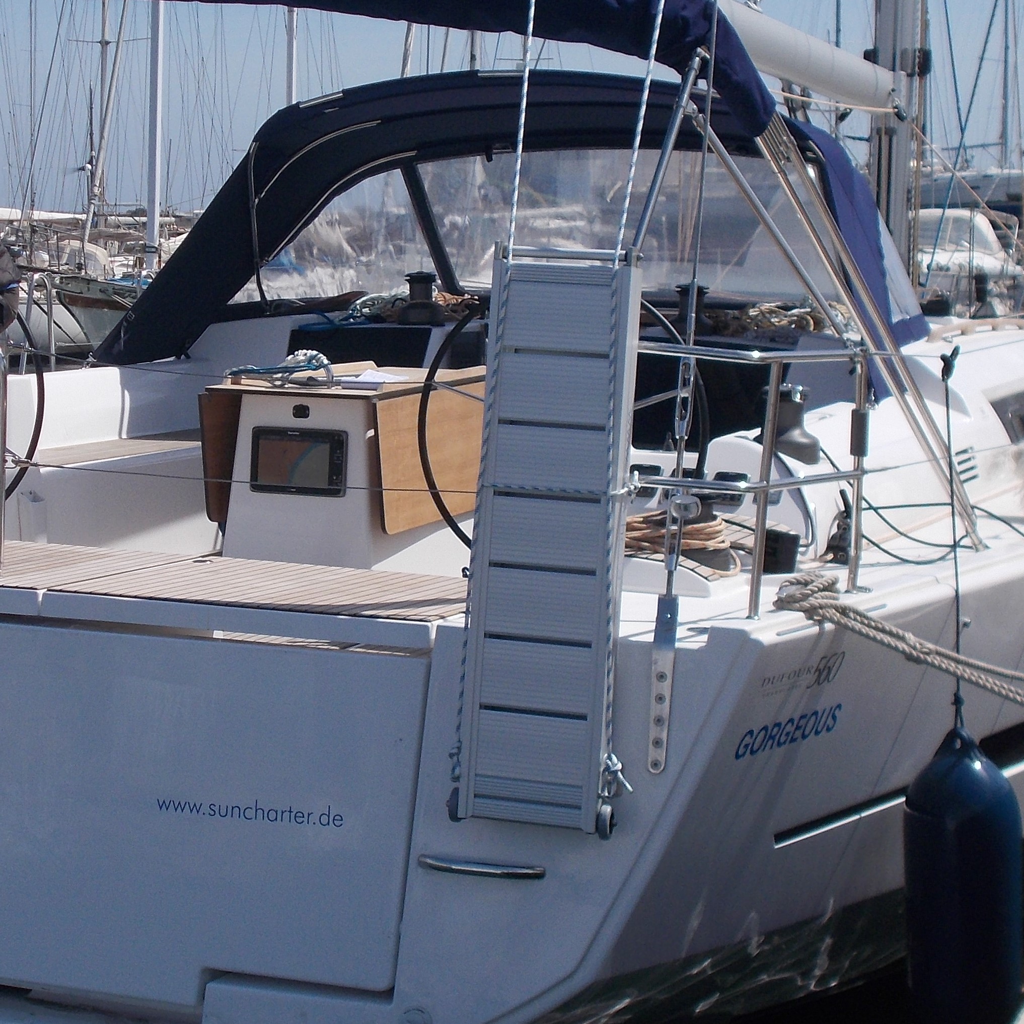 Swi-Tec Heckhalterung Demontierbar für Gangway Modell Leicht 2 + 2,5m