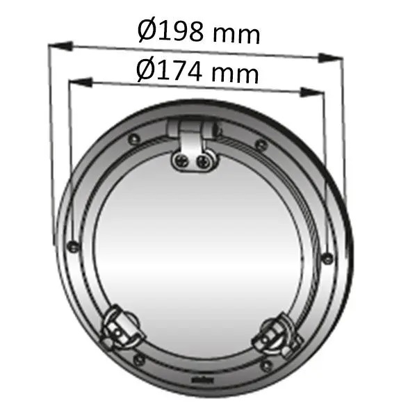 Vetus Bullauge PW 201, Kat A1