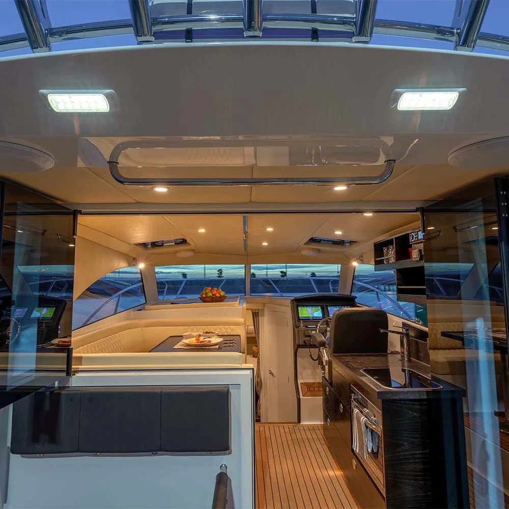 Hella Marine Hella Seahawk-R LED Scheinwerfer Einbau, schwarz