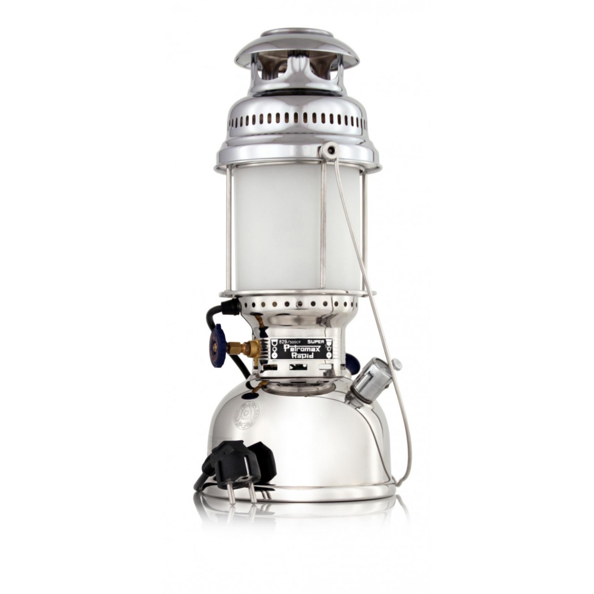 Petromax HK500 Messing verchromt (elektro)