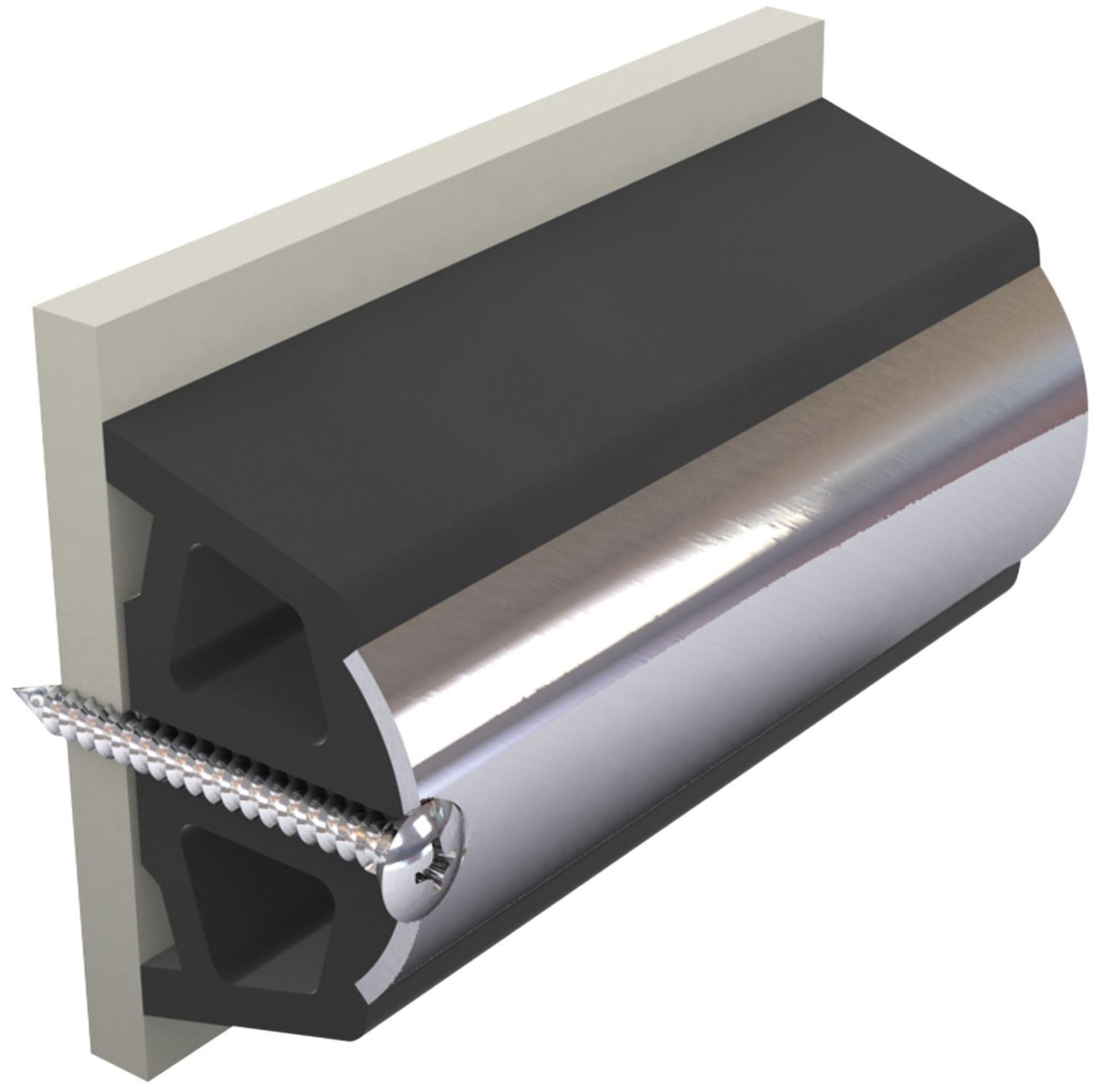 Vetus Edelstahleinlage f.Trap-Basis-Scheuerleiste 55x34,S-Version-20 m