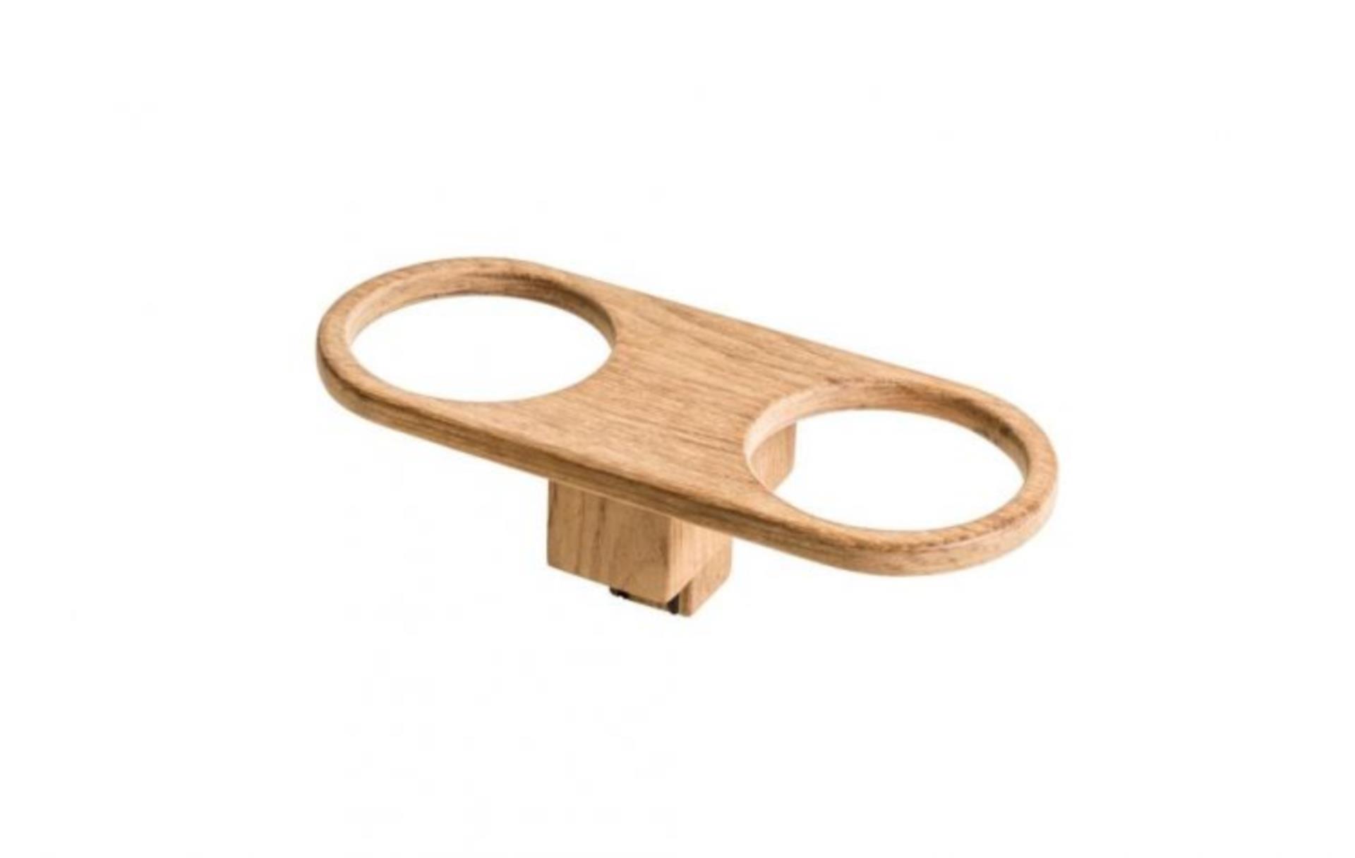 ARC Marine ARC Teak Glashalter Tischhalterung 2 Gläser