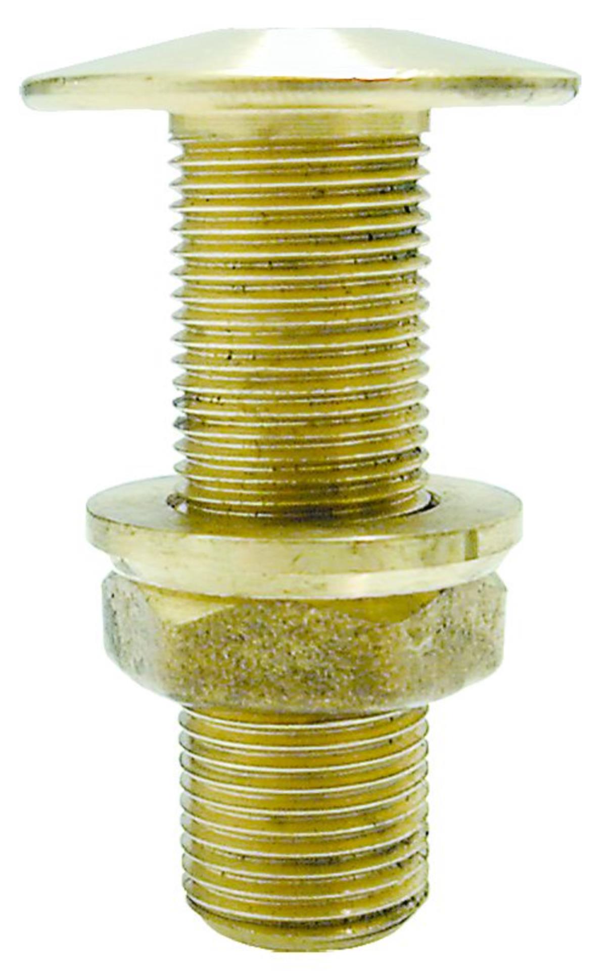 Messing 58 Borddurchlass Messing 58 glatter Anschluss, 1 1/2"