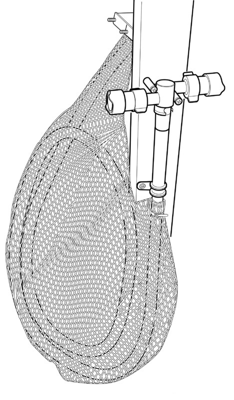 Whale Netztasche für Duschschlauch