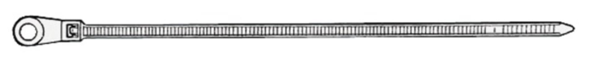 Osculati Kabelbinder mit Auge, 200 mm x 7,8 mm (100er Pack)  Osculati Kabelbinder mit Auge, 200 mm x 7,8 mm (100er Pack)