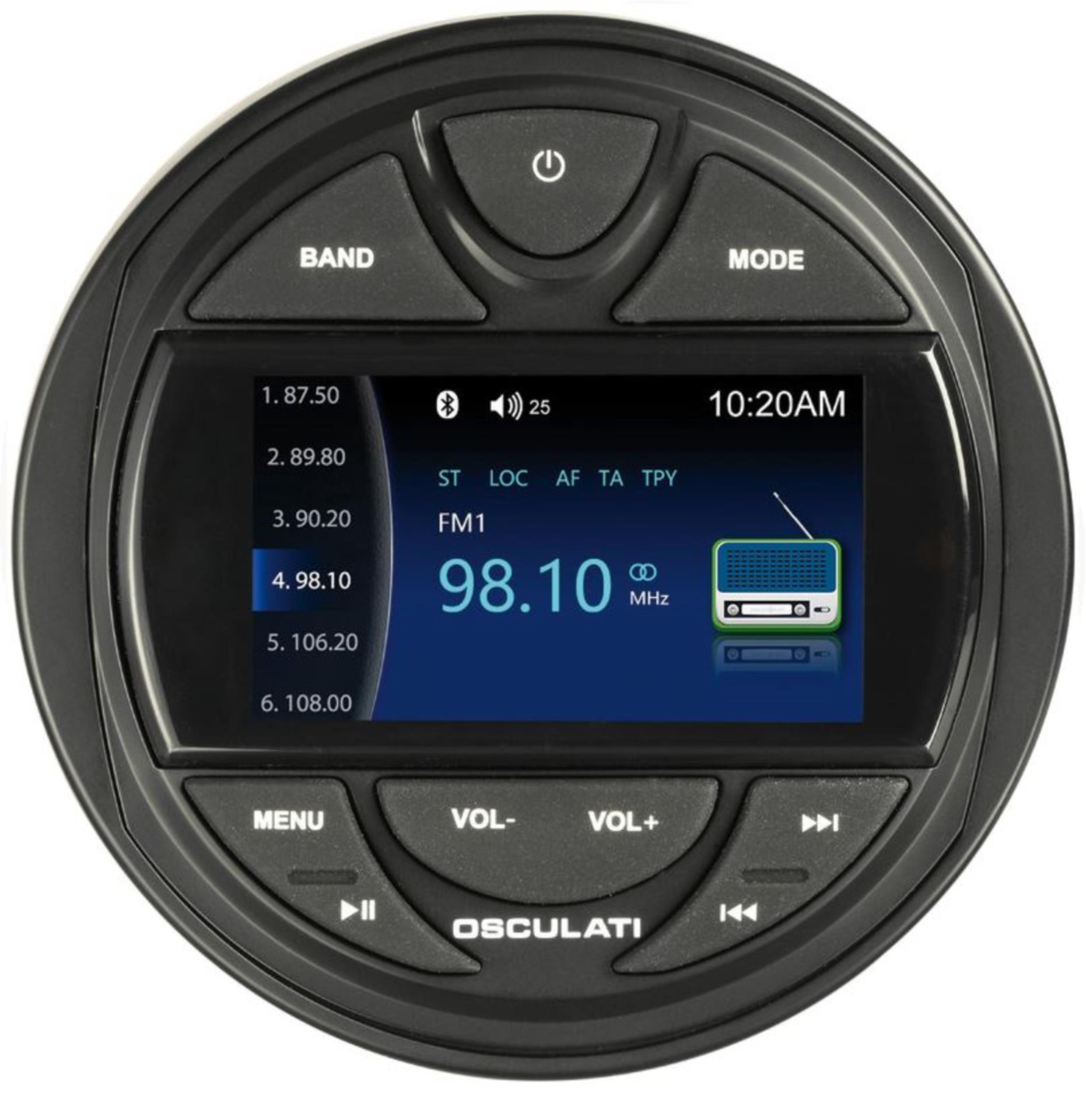 Osculati Amaturenbrett Radio M3-TFT