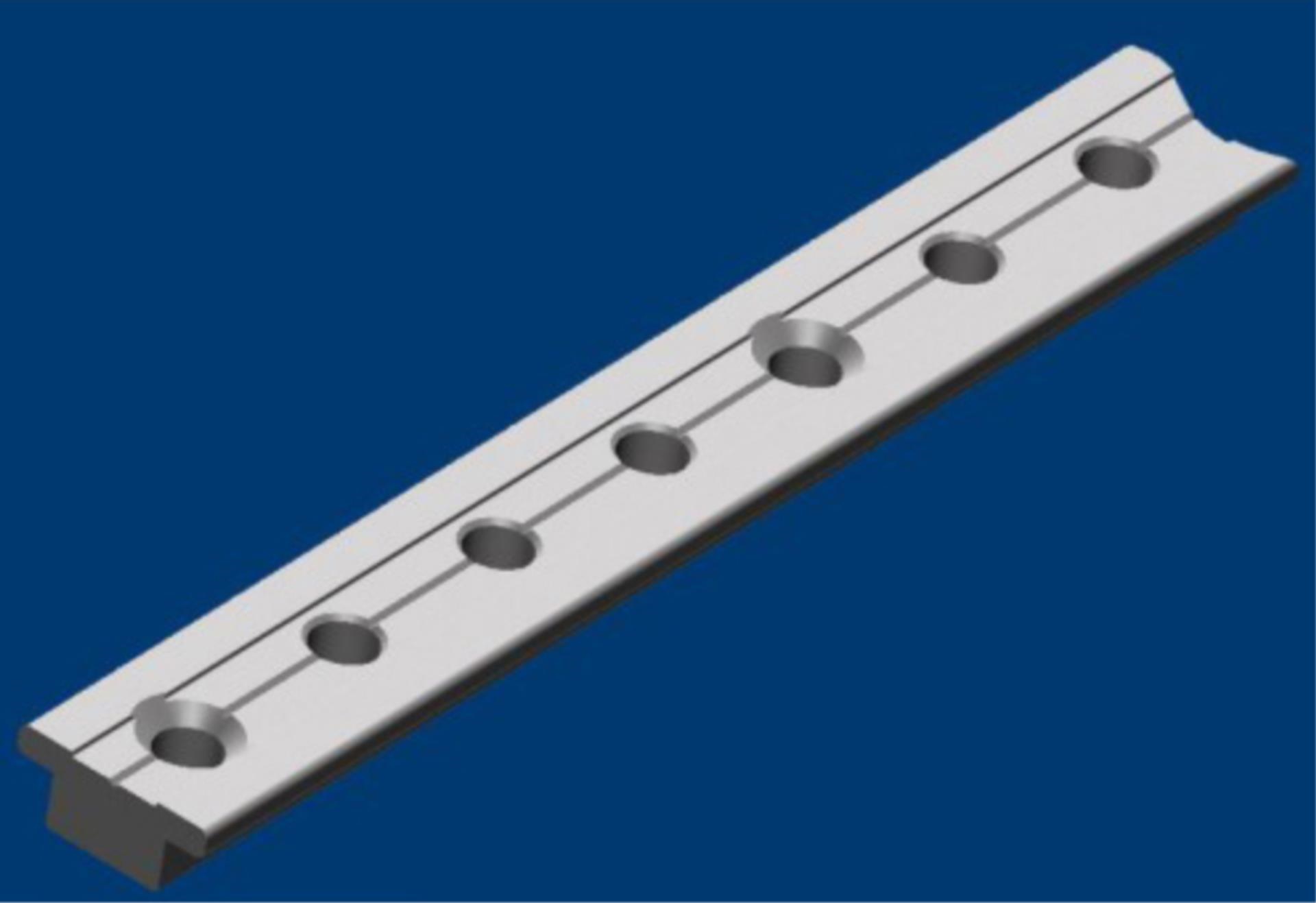 Sprenger T Schiene 25 x 4 mm, Länge 150 cm