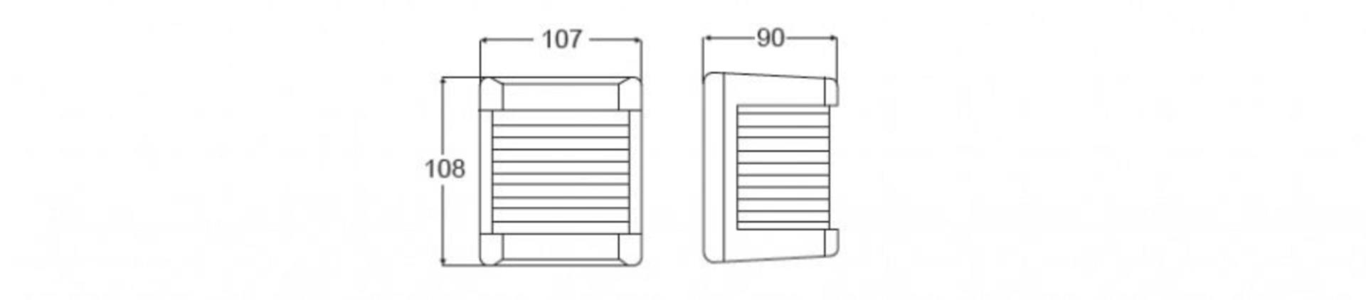 Hella Zweifarbenlaterne Serie 2984, weiß Hella Zweifarbenlaterne Serie 2984, weiß