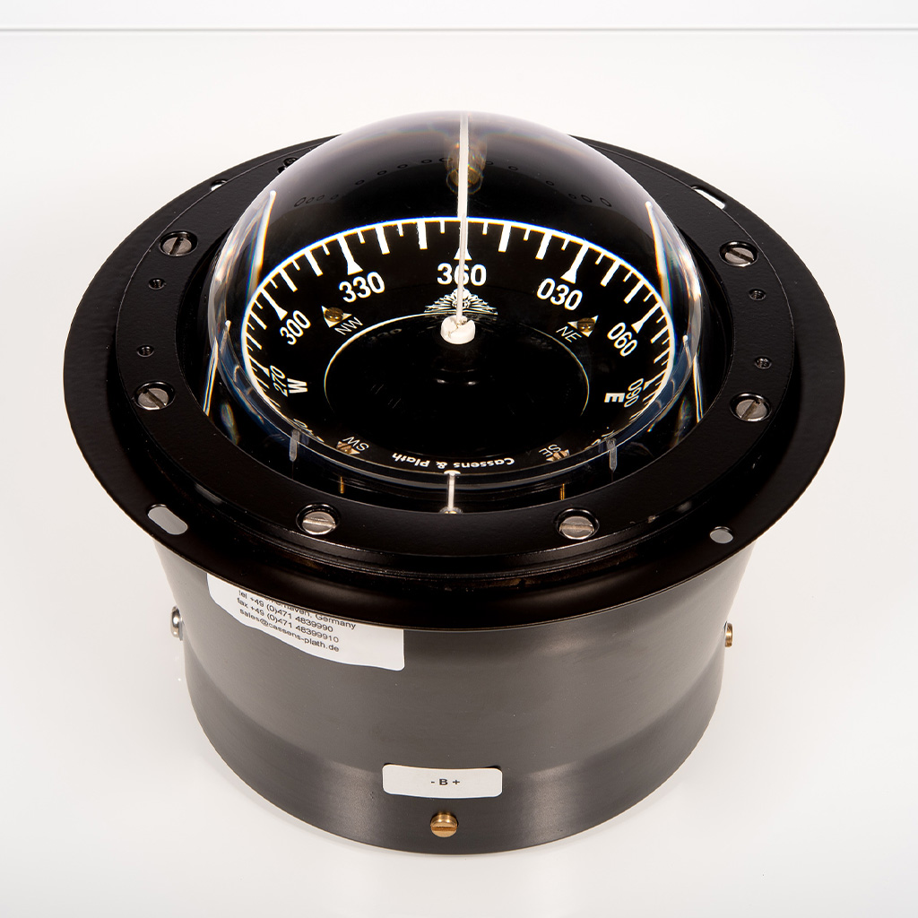 Cassens & Plath Kompass Cassens & Plath ZETA/1 Einbau 12VDC sw/ schwarze Rose 5°