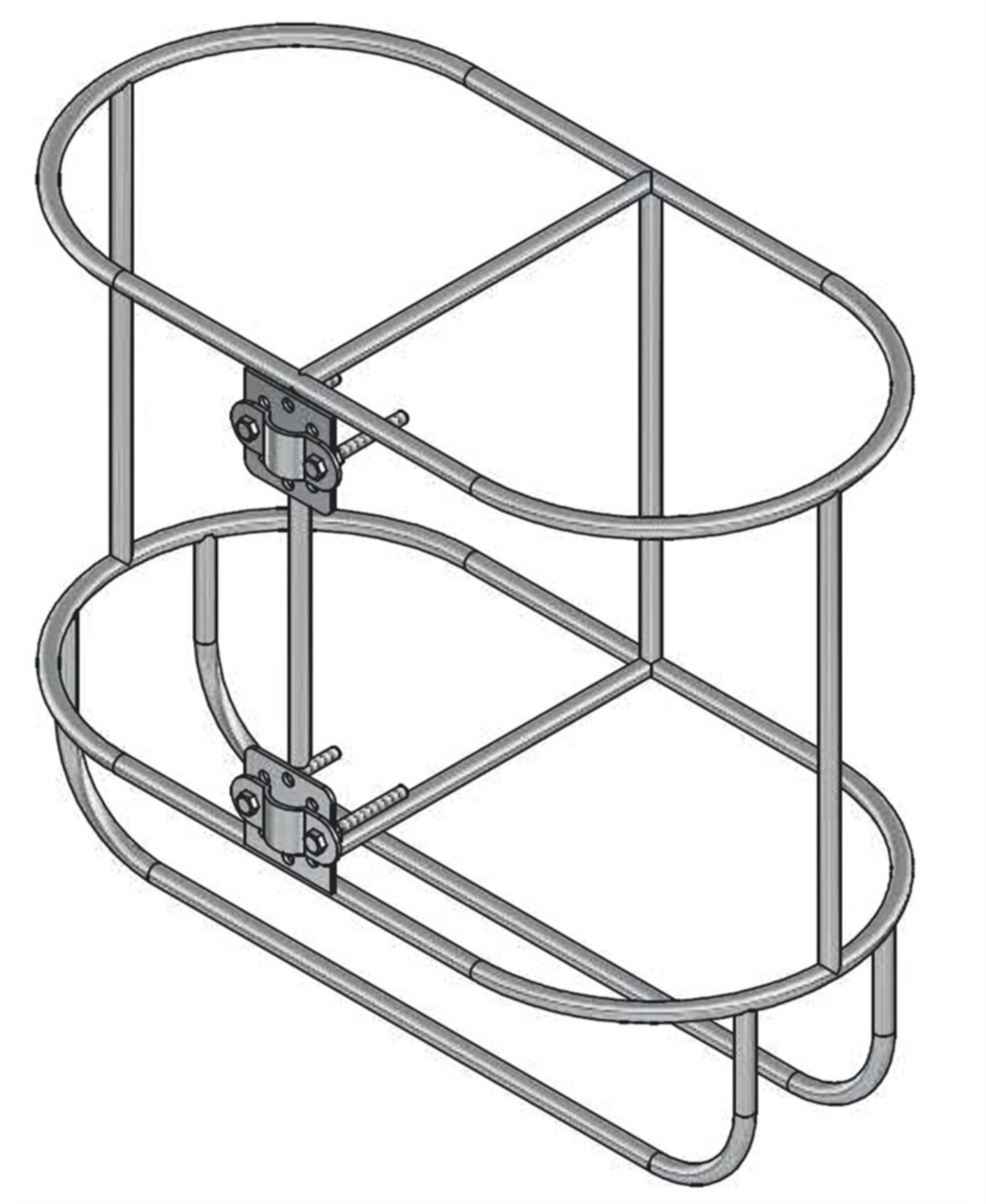 Marinetech Fenderkorb 2-fach, gerade 375 x 320 mm für 190 mmØ Fender Marinetech Fenderkorb 2-fach, gerade 375 x 320 mm für 190 mmØ Fender